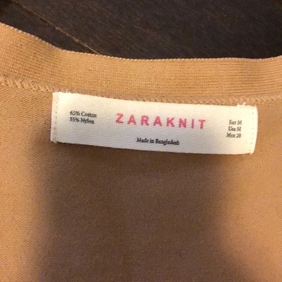 Zara Beige Knit Cardigan - Picture 4 of 8